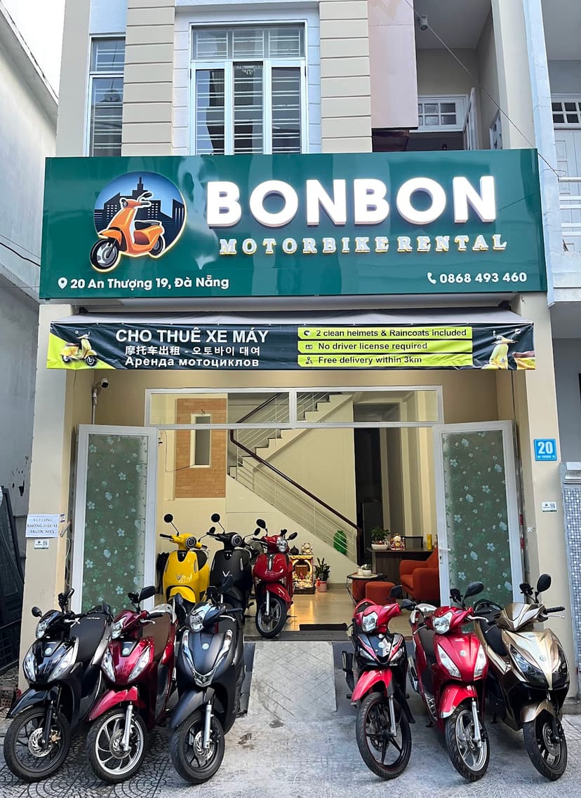 BONBON - Motorbike Rental - Cho Thuê Xe Máy