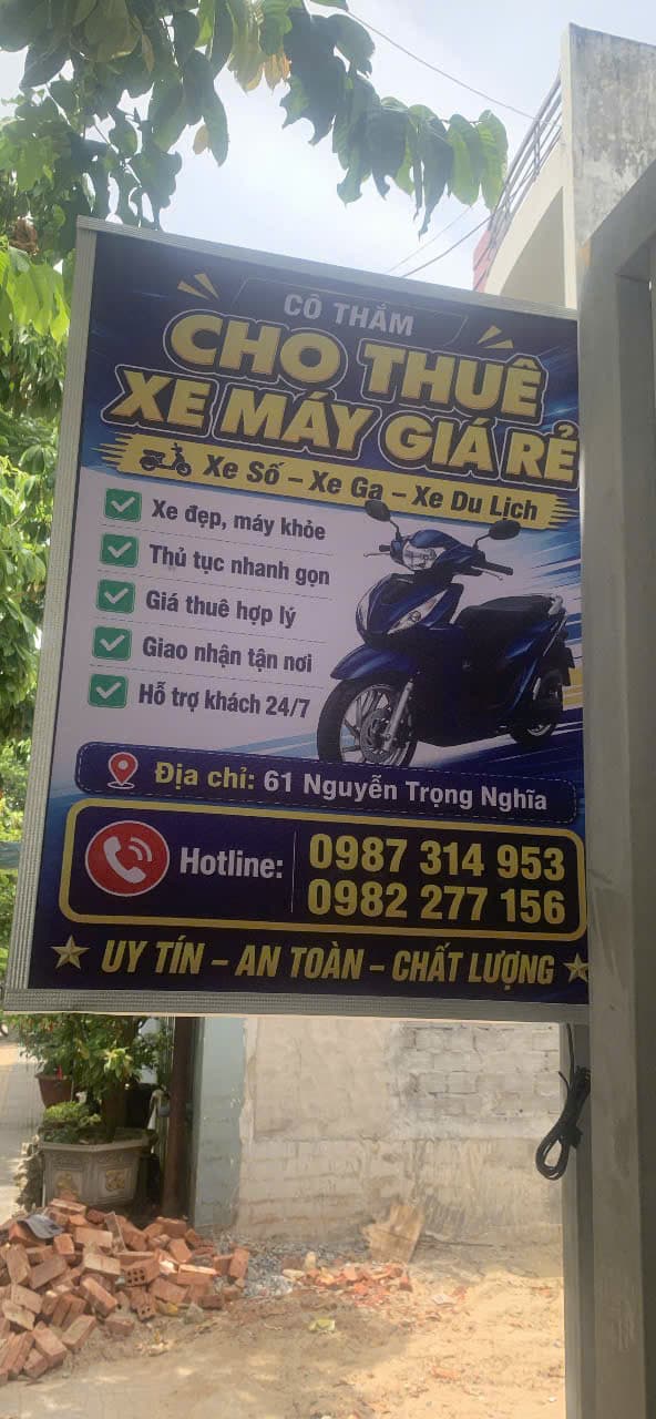 Cho Thuê Xe Máy Giá Rẻ Cô Thắm