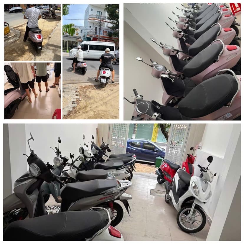 Cho thuê xe máy xe điện -越顺车行 Motorbike Electric bike rental