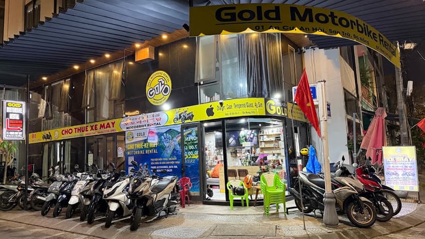 Gold Motorbike Rentals & Phone Accessories