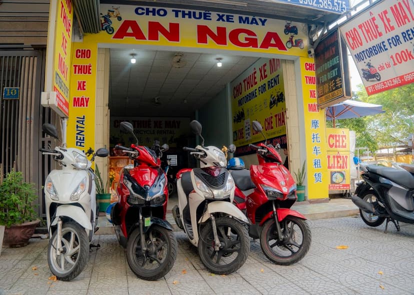 Thuê Xe Máy Đà Nẵng giá tốt - An Nga Motorbike Rental